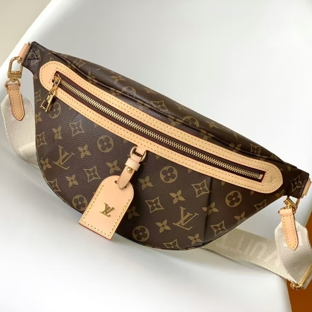 Monogram Bumbag with Natural Vachetta Trim. EXACT as original😉🔥💥👍